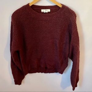 H&M Maroon knit sweater